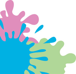 Paint Splatter Corner