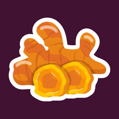 Flat Vegetables Stickers