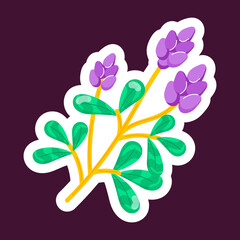 Leafy and Root Vegetables Flat Stickers 