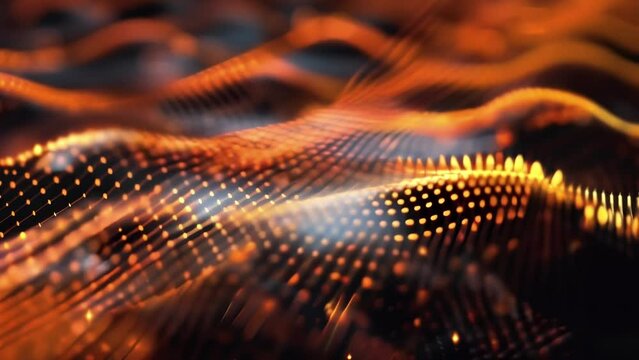 A visual representation of a sound wave traveling through a traditional material versus an acoustic metamaterial highlighting the significant decrease in sound intensity and