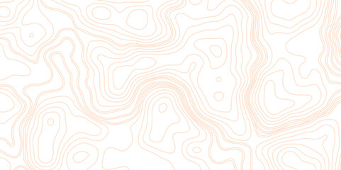 The stylized height of the topographic contour in lines and contours. Topographic map. Abstract background of curved lines. Mountains. Vector illustration.