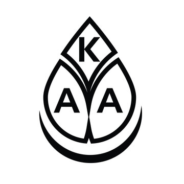 KAA letter logo design. KAA creative initials letter logo concept. KAA letter design.

