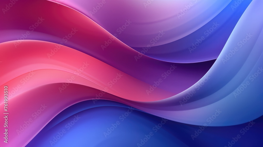 Wall mural gradient abstract background wave style