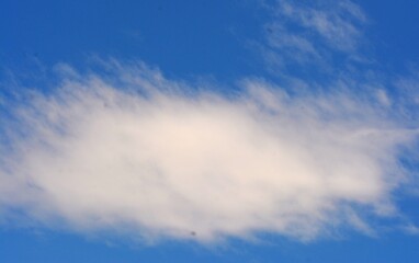 Naklejka na ściany i meble background photo of white clouds and clear blue sky