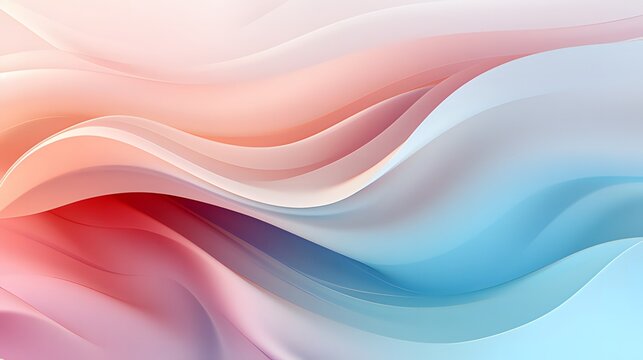 Soft Serenity: Organic Abstract Texture with Gentle Curves, Soft Pastel Hues, and Subtle Gradients