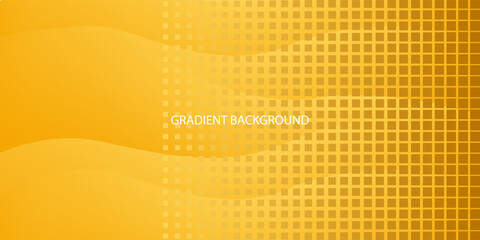 Fototapeta premium Abstract background modern futuristic graphic design. Yellow, orange hipster with halftone effect.