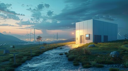 An energy storage system based on electricity