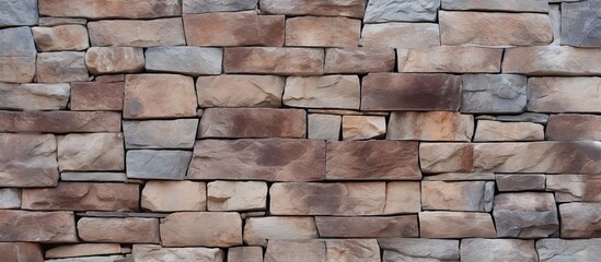 Fototapeta premium Stone block wall background