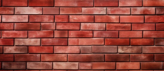 A textured red brick wall background