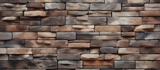 Brown stone wall texture