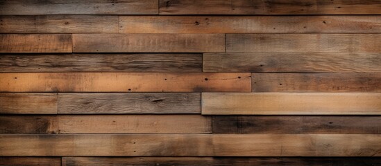 Vintage wooden planks repurposed for wall covering.