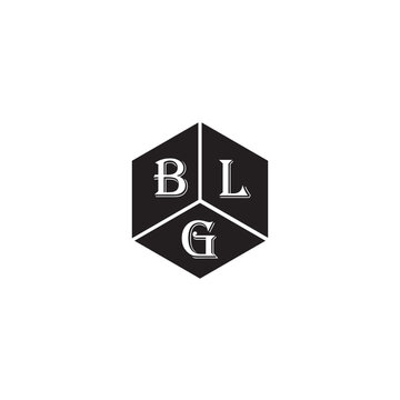 BLG letter logo design on white background. BLG creative initials letter logo concept. BLG letter design.
