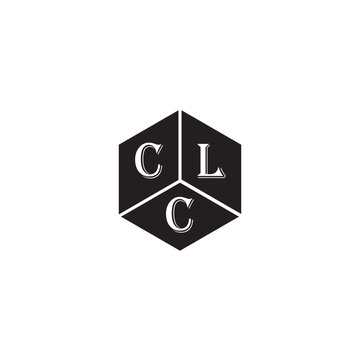 CLC letter logo design on white background. CLC creative initials letter logo concept. CLC letter design.
