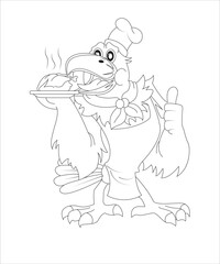 eagle coloring page
