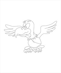 eagle coloring page
