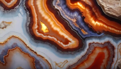 Gradient surface of agate rock - obrazy, fototapety, plakaty