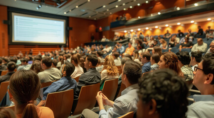 Engaged Audience during a Business Conference: Professionals and Entrepreneurs at a Seminar