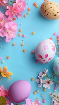 Easter-themed image suitable for promotional materials and events. Generative AI