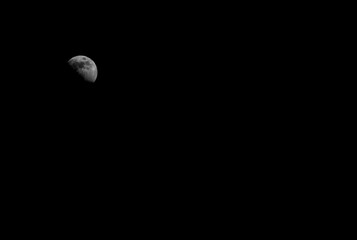 moon over black