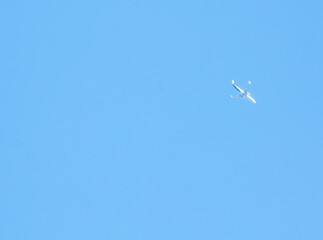 airplane in the sky