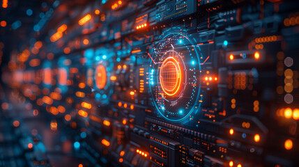 Obraz premium Unlock the future with seamless connectivity