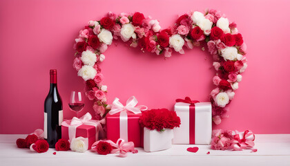 christmas decoration with candles and decorations