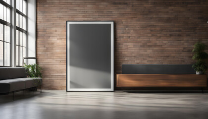 modern interior with a window