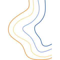 Abstract Wavy Line Doodle