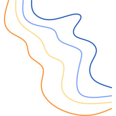 Abstract Wavy Line Doodle