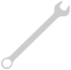 Wrench Silhouette, Flat Style, can use for Pictogram, Apps, Website, Logo Gram, Art Illustration, or Graphic Design Element. Format PNG