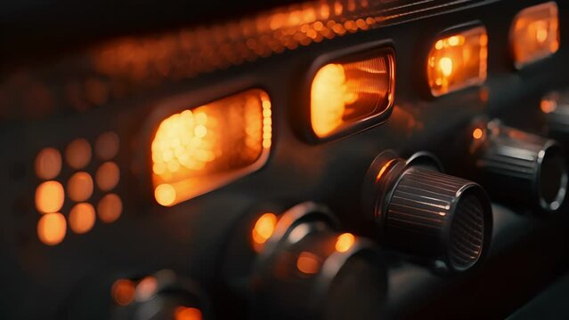A closeup of a toasters browning control with options from light to dark.