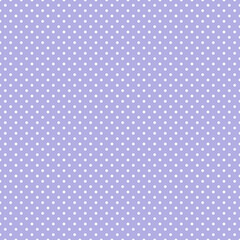seamless white Polka dot on purple  background