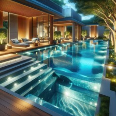 Comfortable Private Pool Design