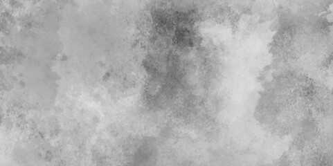 Vintage retro grunge old black and white texture with smoke, polished and acrylic black and white watercolor background hand painted by brush, white retro pattern cement texture and grunge effect.