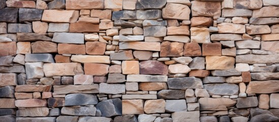 Fototapeta premium Pattern, texture, and background of natural stone.