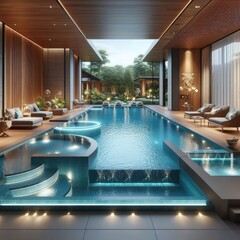 Comfortable Private Pool Design