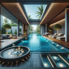 Comfortable Private Pool Design