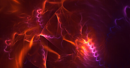 3D manual rendering abstract fractal polygon background. Its not AI Generatd illustration.