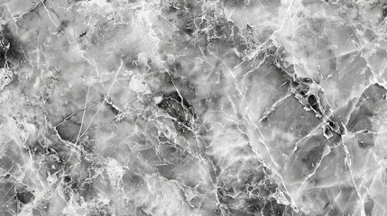 grey marble wall with a pattern of swirls and dots. The wall is textured and has a cool, modern feel, Seamless pattern background of a gray marble texture backdrop. - obrazy, fototapety, plakaty