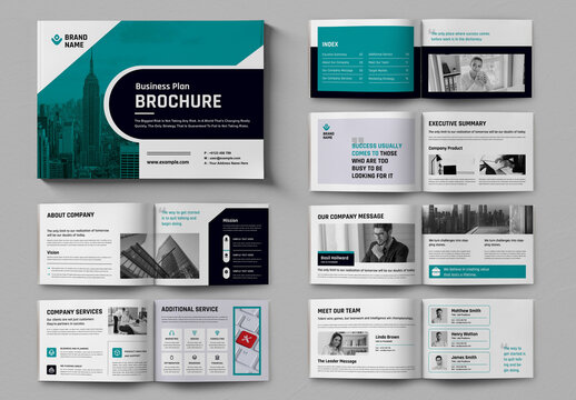 Business Plan Brochure Landscape