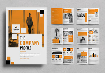 Company Profile Template - obrazy, fototapety, plakaty