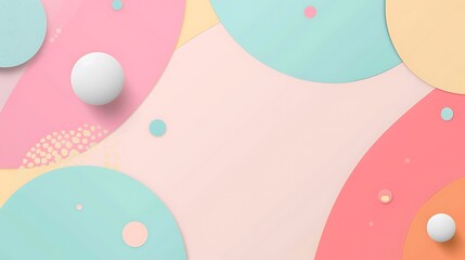 A minimalist and trendy background with pastel color