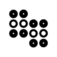 Fototapeta premium Abstract Vector Shapes Elements Transparent 