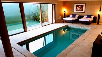 luxury swimming pool