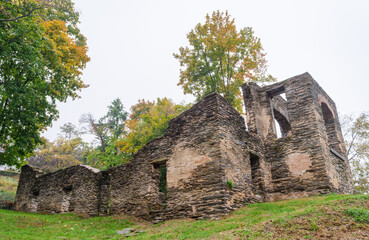 Ruins at Harpers Ferry National Historical Park - obrazy, fototapety, plakaty
