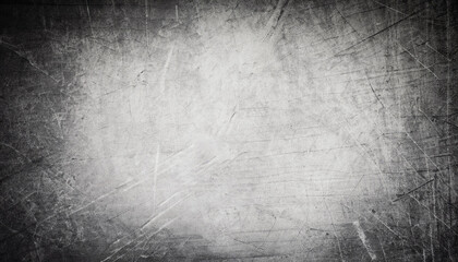 scratched grunge dark white texture background; vignette photo; copy space concept - obrazy, fototapety, plakaty