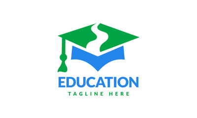 Academy Success Education Path Logo Design Vector Icon Symbol Illustrations. A multifunctional logo that can be used in many education business companies and services. It is ready to print.