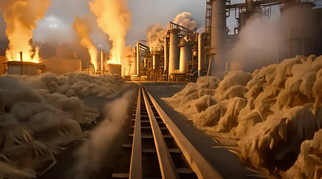sugar factory industrial production