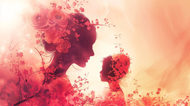 Two women, side by side, sharing a moment of joy and closeness on a special occasion like Mothers Day