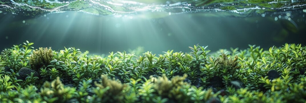 Exploring how aquatic life below the waves purifies water through bioremediation.